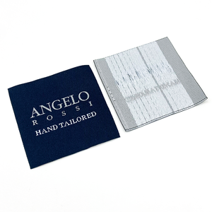 Etiquetas de ropa personalizadas con logotipo personalizado de satén de Damasco de algodón tejido privado a precio de fábrica para ropa - Product Image 6