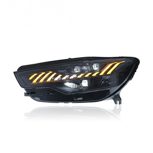 Faro a LED completo Matrix 12V 8000K per <span class=keywords><strong>Audi</strong></span> <span class=keywords><strong>A6</strong></span> C7 S6 RS6 2012-2015, aggiornamento stile RS6 <span class=keywords><strong>2021</strong></span>, D2R 50W 6000lm con indicatore di direzione, Plug & Play - Product Image 2