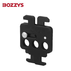 Dispositif de verrouillage MCCB à double tête en acier <span class=keywords><strong>noir</strong></span>, 3 trous, cadenas de sécurité, accessoires pour disjoncteur <span class=keywords><strong>Schneider</strong></span>, utilisation de porte - Product Image 4