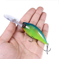 Umpan Pancing Crankbait Buatan, 12.5CM 20.5G Umpan Crank Bait Wobbler Umpan Pancing