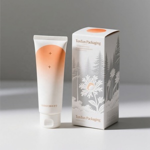 Caja de Cartón Personalizada y Caja de Regalo Blanca Marfil para Limpiador Facial, Productos de Cuidado Personal, Empaque Ligero de Cartón - Product Image 2