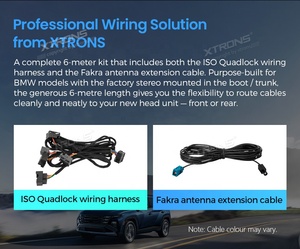 XTRONS Faisceau de câblage ISO de 6 mètres et kit d'extension radio pour BMW E38/E39/E46/E53 - Product Image 4