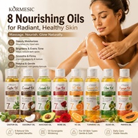 Huile aromatique botanique naturelle en vrac, extraite de plantes, aux saveurs variées : noix de coco, avocat, rose, orange, curcuma