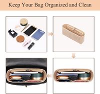 Organisateur de sac pour Longchamp Mini Bag, insert en feutre pour sac à main, organisateur intérieur pour sacs à main