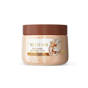 Fabricant de gommages corporels OEM/ODM, marque privée XI FEI SHI, gommage corps à la noix de coco et au sucre brun - Product Image 1