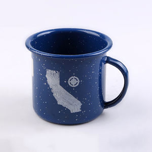 Vente en gros de Offre Spéciale tasses en émail de sublimation tasse en émail impression personnalisée gobelet camping randonnée tasses - Product Image 5