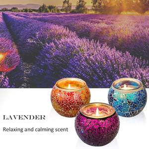 Z regalo 4 paquete diseño <span class=keywords><strong>de</strong></span> mosaico 4,4 Oz <span class=keywords><strong>de</strong></span> cera <span class=keywords><strong>de</strong></span> la soja Natural <span class=keywords><strong>de</strong></span> viaje portátil velas <span class=keywords><strong>de</strong></span> aromaterapia perfecto <span class=keywords><strong>para</strong></span> hija - Product Image 4