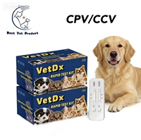 Kit de Prueba Rápida de Antígeno del Virus de la Parainfluenza Canina (CPIV) de Alta Precisión, Casete de Diagnóstico Respiratorio Canino para Clínica