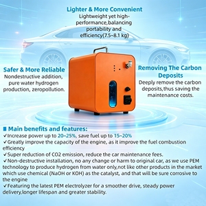 <span class=keywords><strong>Kit</strong></span> de pile à combustible à hydrogène amélioré de 900 ml pour automobile, <span class=keywords><strong>kit</strong></span> HHO pour voiture pour réduire les gaspillage de carburant et prolonger la durée de vie du moteur - Product Image 2
