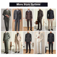 Costume 2 pièces pour homme, veste ajustée à simple boutonnage et pantalon, idéal pour soirée, bal, dîner, mariage, blazer et pantalon de smoking