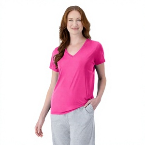 Camiseta de Algodón Lisa de Manga Corta, Cuello Redondo Básico, Personalizable con Marca, Variedad de Tallas y Colores, Directo de Fábrica - Product Image 1