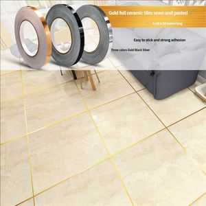 Autocollants décoratifs auto-adhésifs pour carreaux muraux et de sol, pour joints esthétiques, étanches et dorés, pour carreaux en céramique - Product Image 2