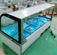 8 Casseroles Commercial Food Warmer Display Showcase Bain Marie électrique à vendre Buffet Display