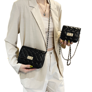 Jianghu Hot Sale 1 MOQ Women's PU Fashion Lady Candy Waterproof Crossbody <b>Sling</b> Bag Chains Diamonds Summer Spring Autumn Winter - Product Image 4