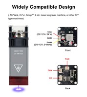 Module de Gravure Laser Métal CNC 5W LASER TREE Tête Laser à Diode pour Découpe Bois Acrylique Caoutchouc Pierre Outil DIY pour Adresse UE