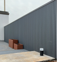 Panneaux de bardage extérieur effet bois, aspect bois composite pour bardage mural en PVC