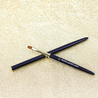 Conseils français personnalisés professionnels pur Kolinsky acrylique violet Extra Fine rose noir manucure Ultra mince Nail Art brosse Liner