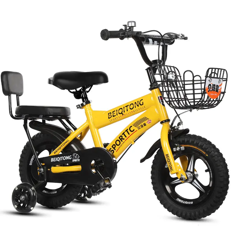 Bici per bambini OEM per bambini di 3-6 anni/biciclette da montagna per bambini da 14 pollici/bicicletta per bambini a 4 ruote