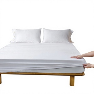 Ensemble de housse de <span class=keywords><strong>couette</strong></span> 100% coton 200TC, taies d'oreiller rembourrées en polyester respirant, hypoallergéniques, <span class=keywords><strong>anti</strong></span>-acariens, couleur unie, ensemble complet - Product Image 3