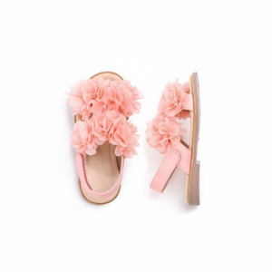 Sandalias Premium Coreanas OZKIZ para Niñas de 2 a 6 Años, Diseño Abierto con Flores, Transpirables, Color Sólido, Moda Infantil para Verano, Venta al Por Mayor - Product Image 2