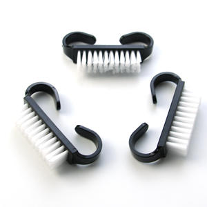 Nail Beauty Custom Atacado Venda Quente Mini Tamanho Removedor De Poeira Limpeza Chifre Preto Escova De Unhas - Product Image 3