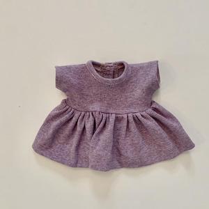 Col rond Lavande Côtelé Vêtements De Poupée Goutte Épaule Été <span class=keywords><strong>Minikane</strong></span> Poupée Robe - Product Image 4