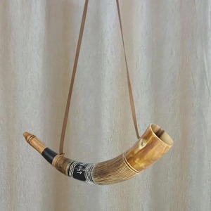 Handmade <b>Buffalo</b> <b>Horn</b> Signal Blowing <b>Horn</b> Viking Medieval Call <b>Horn</b> For Wedding Ceremony Festival Reenactment - Product Image 2