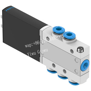 โซลินอยด์สวิตช์ความเร็วสูงสำหรับอุตสาหกรรม FESTO รุ่น MHE2-MS1H-3/2G-M7-K 196133 แบบ 2/3 ทาง พอร์ต M7 ชนิดสายเคเบิล - Product Image 4