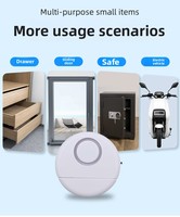 Alarme de sécurité domestique, mini capteurs de vibrations pour portes et fenêtres, alarme antivol 120 dB, plastique, Wi-Fi