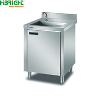 Fournisseur de cuisines industrielles, cuisine sur mesure, acier inoxydable 201/304, revêtement en poudre de qualité alimentaire, résistant à la corrosion, robuste