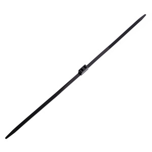 Menottes en plastique noir avec attaches pour adultes, sangle de bondage, origine Yiwu - Product Image 4