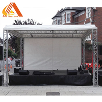 Treillis de scène en aluminium stable pour événements, mariage, scène en aluminium pour concert, DJ, activités de plein air