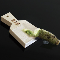 Japanse Sushi Chef's Tool Haaienhuid Schuurplaat Haaienhuid Hinoki Oroshiki Rasp Traditionele Wasabi Gember Rasp
