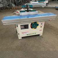 Machine à bois MX5117T, routeur mono-axe, dégauchisseuse à table coulissante, fraiseuse verticale mono-fusée pour le travail du bois