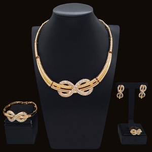 Zhuerrui Dia Exquisite Jewelry Set Women's Bracelet Necklace Earrings High Quality Stylish Bridal AccessoriesHC24031214 - Product Image 3
