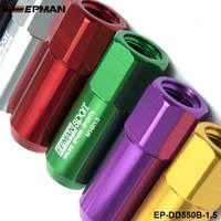 EPMAN M14X1.5 60mm Écrous de roue allongés type écaille de boucille pour jantes Honda EP-DD550B15