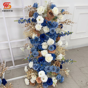 SMOOTH 2026 Nuovo <span class=keywords><strong>Centrotavola</strong></span> Floreale Personalizzato Blu Reale e <span class=keywords><strong>Oro</strong></span>, Composizione Floreale per Decorazioni Matrimoniali - Product Image 2