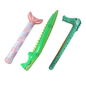 Marazual Crocodile Pool Noodle Galleggiante Gonfiabile in PVC per Bambini, per <span class=keywords><strong>Piscina</strong></span> e Spiaggia Estiva - Product Image 2