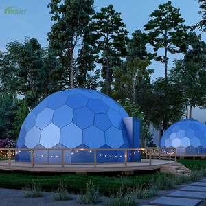 Tente dôme en verre Hébergement de luxe Écotourisme Tente d'immersion dans la nature Vues panoramiques Tente dôme géodésique écologique - Product Image 1