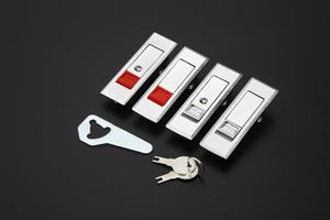 Cerradura para Hidrante de Incendios MS603 para Gabinete Eléctrico, Tipo de <span class=keywords><strong>Llave</strong></span> con Botón de Presión, Conector Plano, Hecha de Aleación de Zinc Duradera - Product Image 2