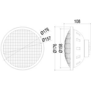 Lampe LED sous-marine pour <span class=keywords><strong>piscine</strong></span> PAR56 12V 35W, <span class=keywords><strong>ampoule</strong></span> <span class=keywords><strong>de</strong></span> remplacement à changement <span class=keywords><strong>de</strong></span> couleur RVB pour <span class=keywords><strong>l</strong></span>'éclairage des piscines et des spas - Product Image 4
