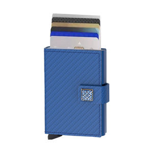 Portefeuille en métal fantaisie automatique Pop up <span class=keywords><strong>carte</strong></span> de crédit porte-monnaie portefeuille en aluminium porte-<span class=keywords><strong>carte</strong></span> étui en cuir porte-<span class=keywords><strong>carte</strong></span> porte-monnaie - Product Image 1