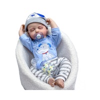 Nouvelle poupée Reborn transfrontalière entièrement en vinyle 50 cm réaliste Sunnyfan W-020LuLu Fille Jouet Vente en gros et dropshipping disponibles