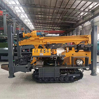 Machine à Diesel KY Petite Machinerie de Construction 100m 180m 200m Rig de Forage de Puits d'Eau DTH à Vendre