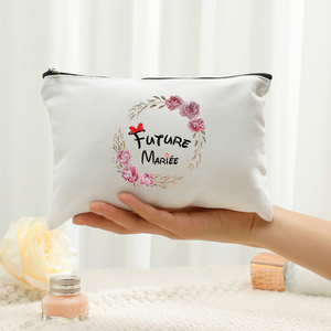 <span class=keywords><strong>Borsa</strong></span> per il Trucco Personalizzata con Motivo 'Team <span class=keywords><strong>Future</strong></span> Bride' per Addio al Nubilato, <span class=keywords><strong>Borsa</strong></span> da Viaggio per Toilette - Product Image 3