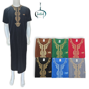 ثوب فاخر من نسيج كوشيبو للرجال على الطراز المغربي الأصيل الفلسطيني إيكاف جبة إسلامي للرجال المسلمين - Product Image 1