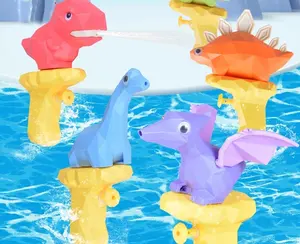 Yeni yeni öğe dinozor su oyuncak silah çocuk yaz su oyuncakları basın su püskürtme fışkırtma tabancaları açık hava yüzme havuzu plaj oyunları
