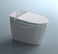 Gran oferta, nuevo estilo, WC para el hogar, artículos sanitarios, cuenco de cerámica, sensor abierto automático, baño de descarga, inodoro inteligente de cierre automático