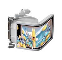 Radiateur CPU incurvé à haute efficacité 360 mm, écran LCD, refroidissement liquide ARGB, refroidisseur d'eau pour CPU, refroidisseur liquide AIO pour boîtier d'ordinateur