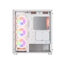 Casing PC Grosir KINPOWER Full Tower Kaca Temper Vertikal Gaming E-ATX Casing Komputer